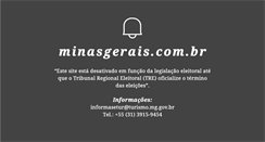 Desktop Screenshot of minasgerais.com.br